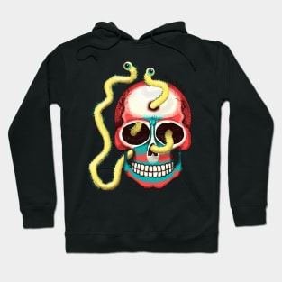 Day of the Dead Art. Skull. Halloween. Hoodie